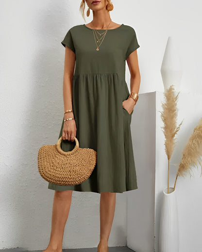 TS | Midi dress with side pocket