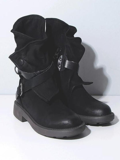 TS | Vintage ankle boots with buckles