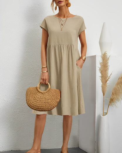 TS | Midi dress with side pocket