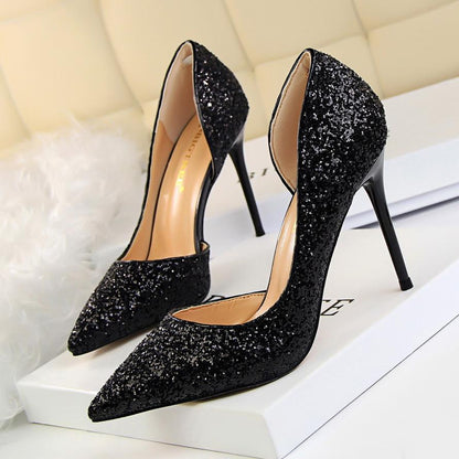 TS | Elegant glittering stiletto heels