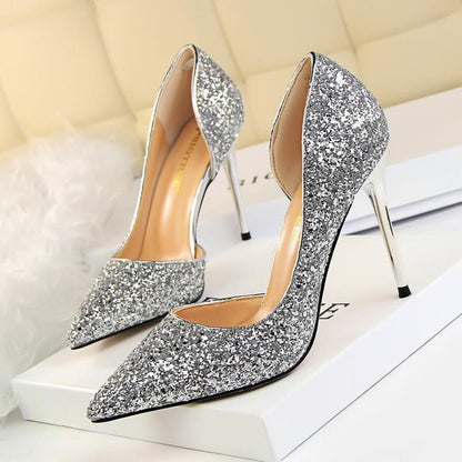 TS | Elegant glittering stiletto heels