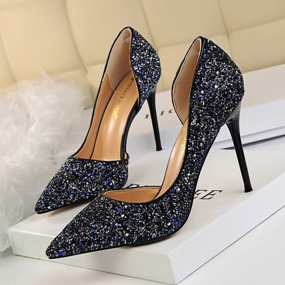 TS | Elegant glittering stiletto heels