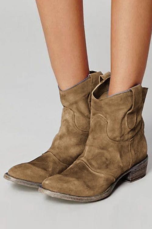 TS | Supported suede ankle boots