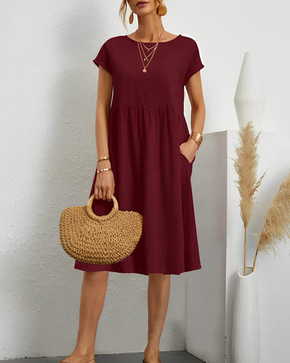 TS | Midi dress with side pocket