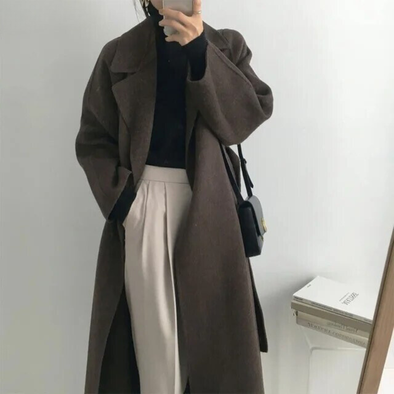 TS | Chic oversized wool coat