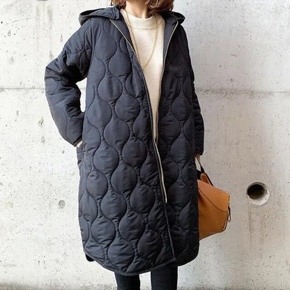 TS | Quilted coat with hood