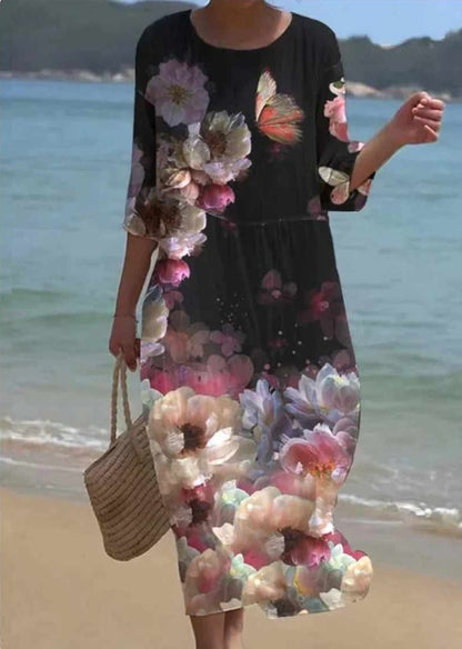 TS | Maxi dress with floral pattern