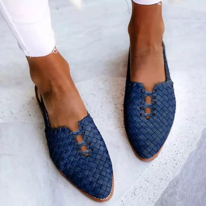 TS | Woven slip-on flats