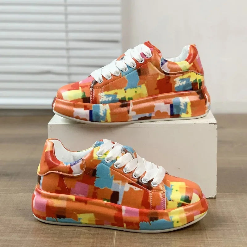 TS | Vibrant graffiti-style sneakers