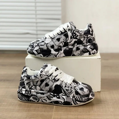 TS | Vibrant graffiti-style sneakers