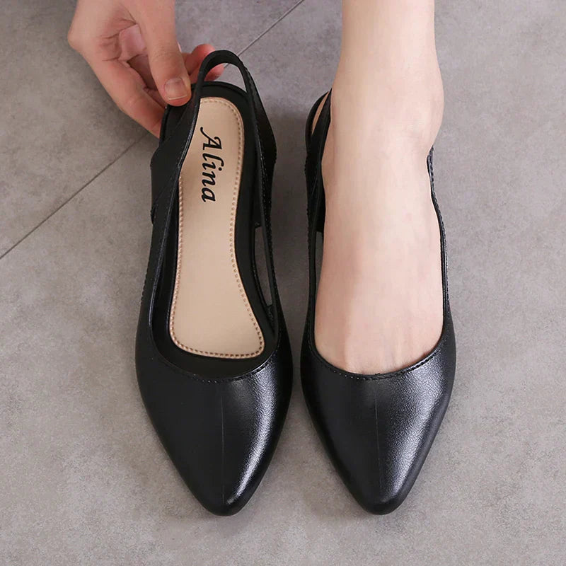 TS | Elegant slingback flats