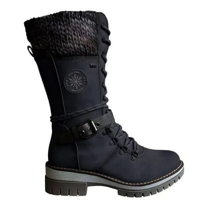 TS | Combat-style lace-up boots