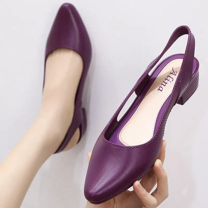 TS | Elegant slingback flats