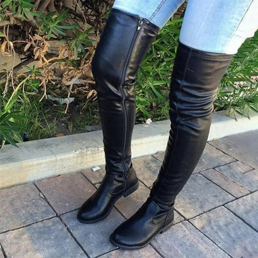 TS | Slim over-the-knee boots