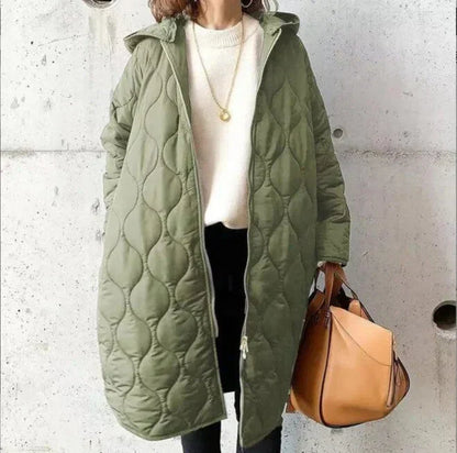 TS | Quilted coat with hood