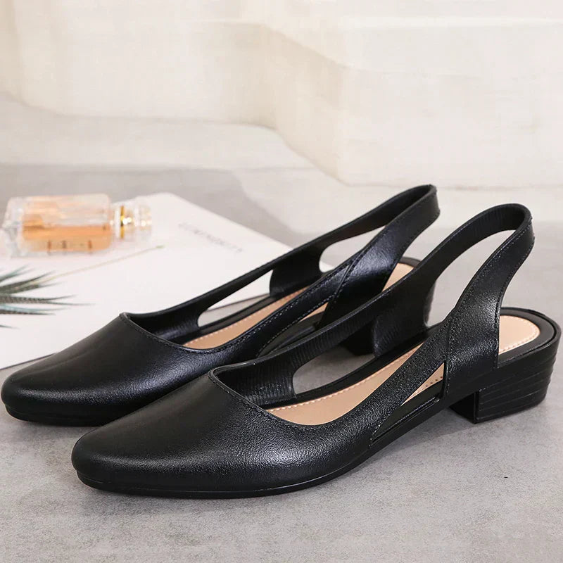 TS | Elegant slingback flats