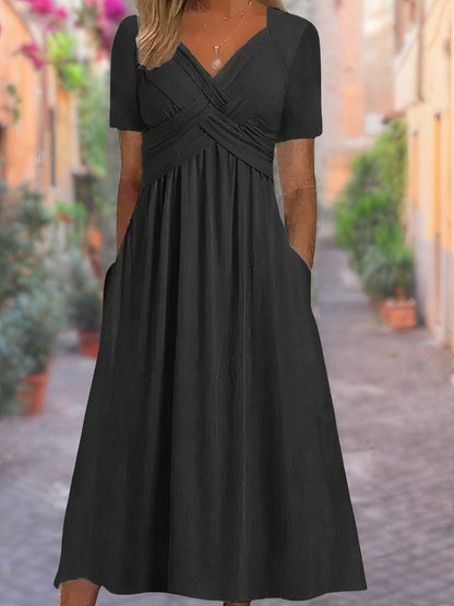 TS | Midi dress with side pockets