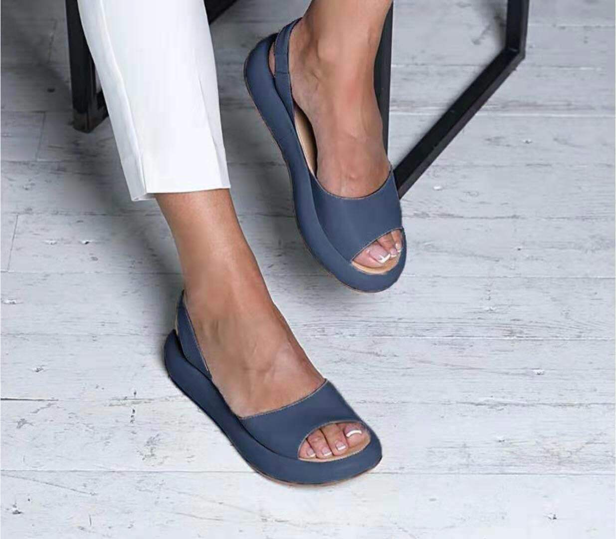 TS | Flat spring-summer sandals for women