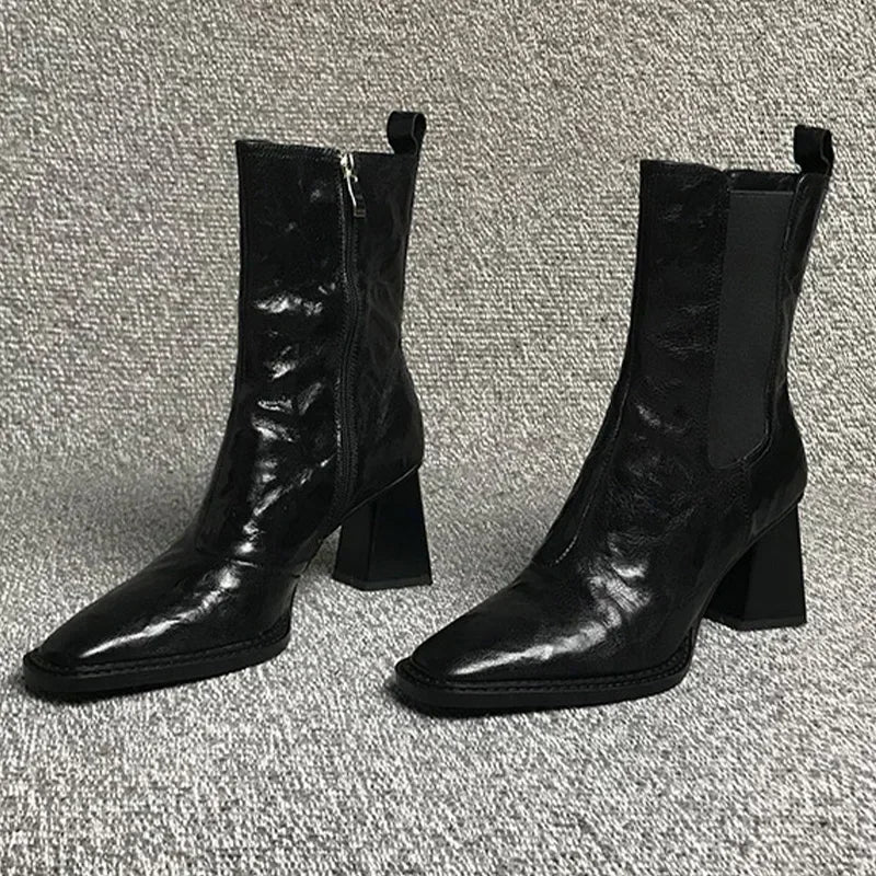 TS | Block heel ankle boots