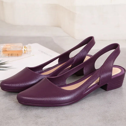 TS | Elegant slingback flats