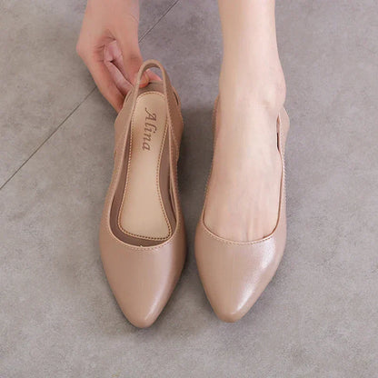 TS | Elegant slingback flats