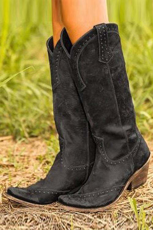 TS | Rustic western cowboy boots