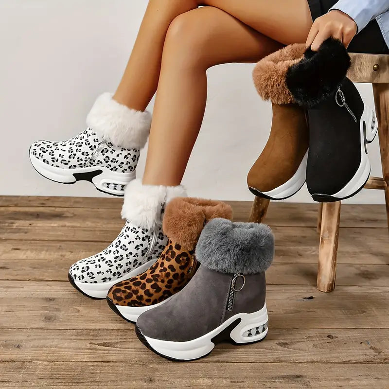 TS | Ankle boot lined with faux fur