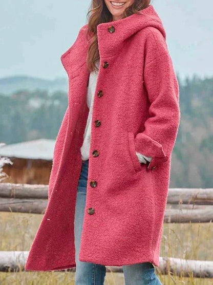 TS | Oversized wool coat for women