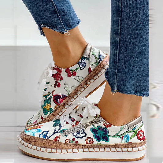 TS | Espadrille sneakers with floral print