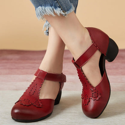 TS | Timeless style vintage casual shoes with heels